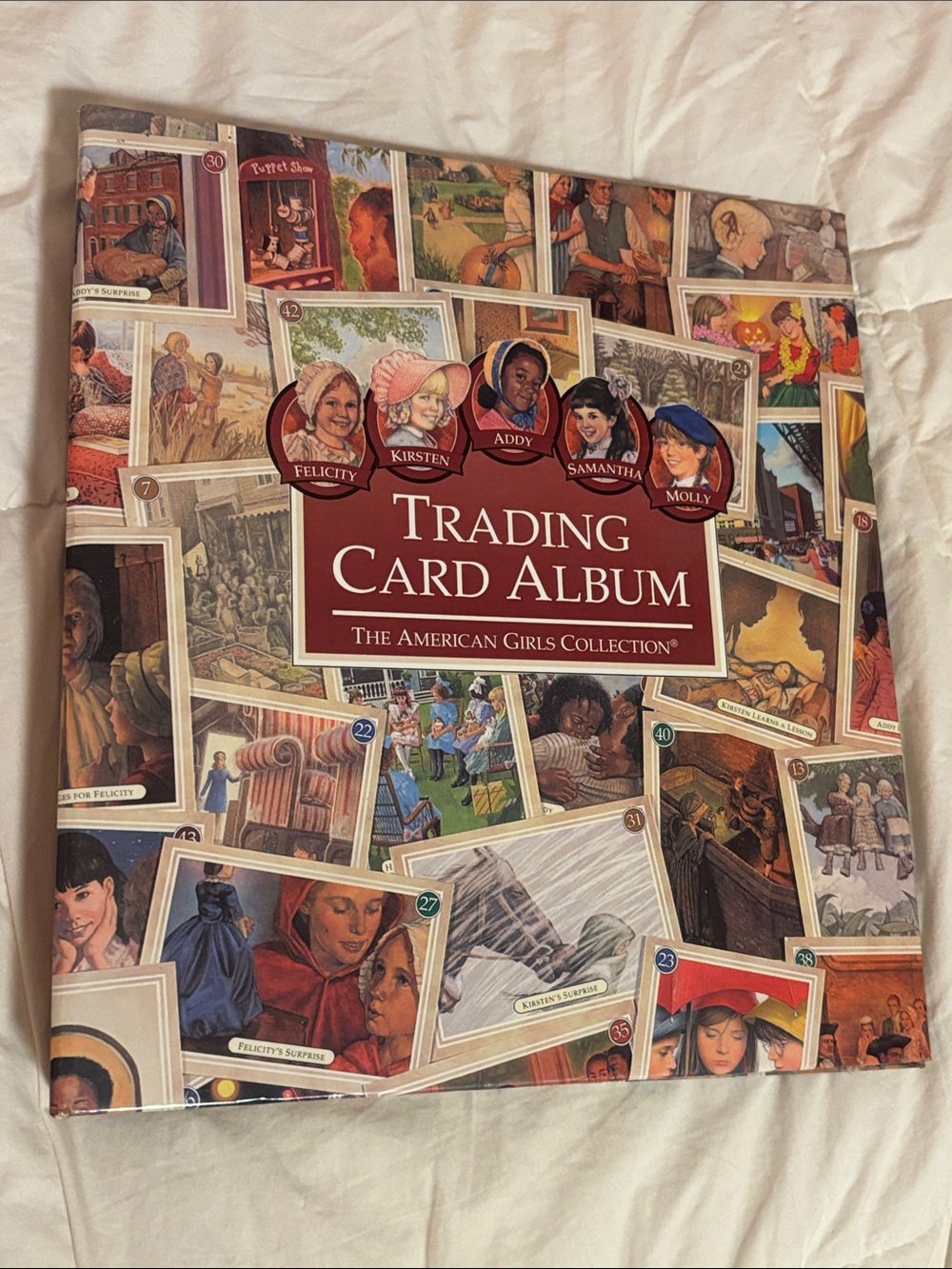 90s American Girl Binder and cards